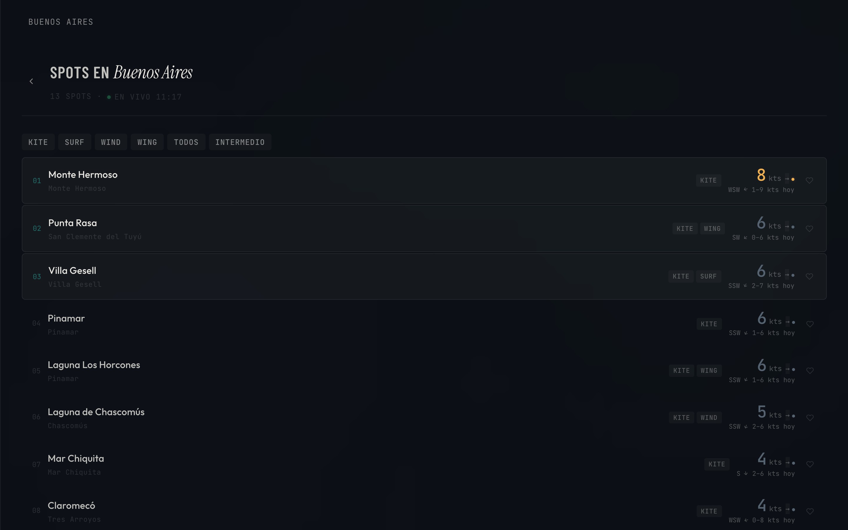 Sopla — Vista interior